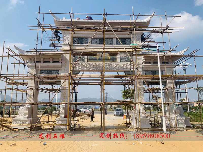 農(nóng)村大門牌坊樣式